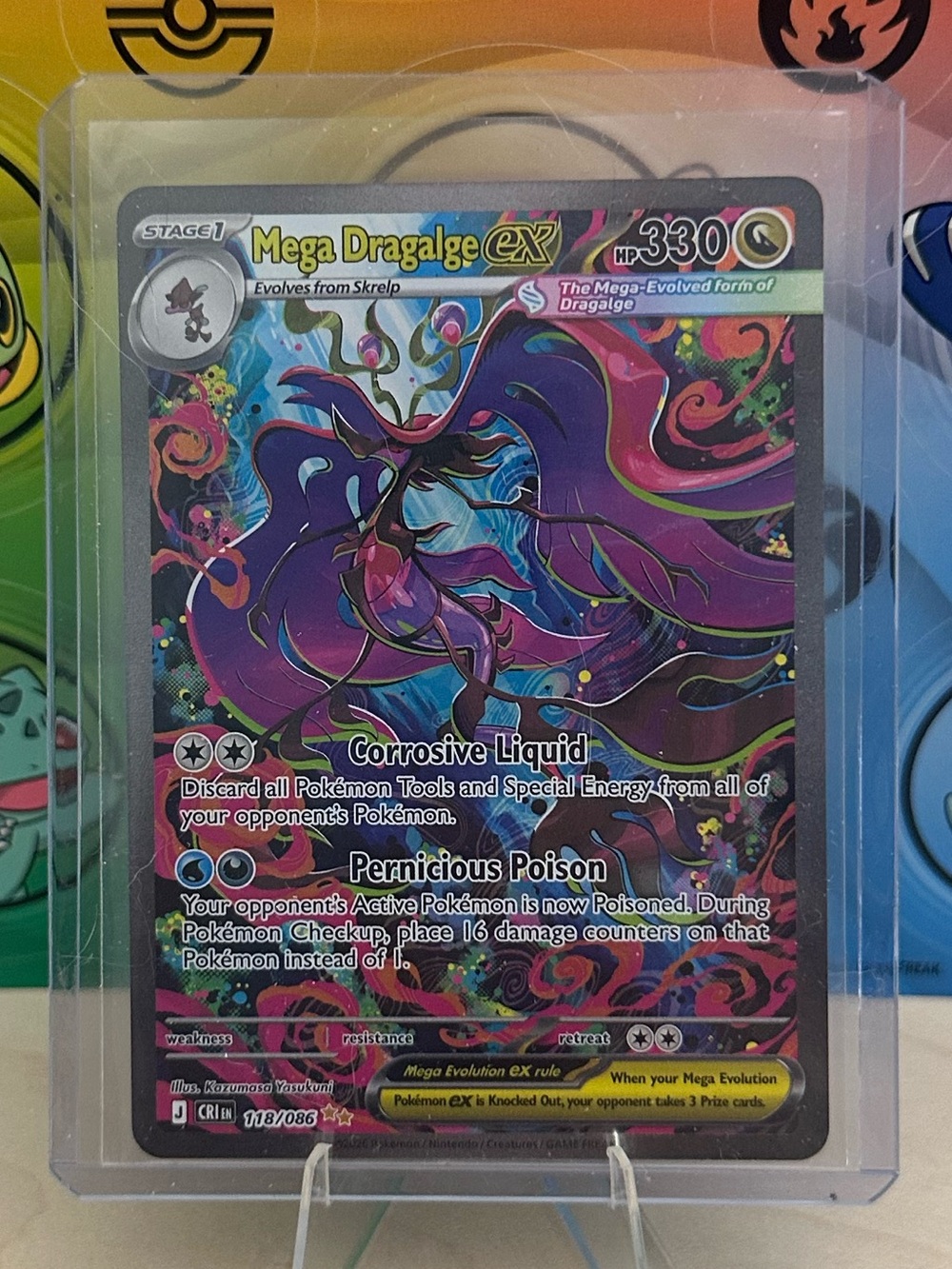 Pokémon TCG Mega Dragalge ex - 118/086 - ME04: Chaos Rising (CRI)
Mint/NM - Picture 4 of 4